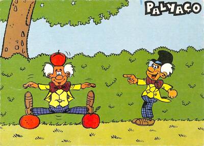 Palyaço Animasyon Kartpostal KRT16413 - 1