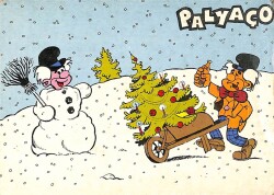 Palyaço Temalı Kartpostal KRT15596 - Gökçekoleksiyon