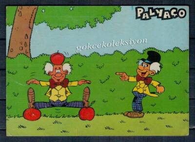 Palyaço Temalı Kartpostal KRT3906 - 1