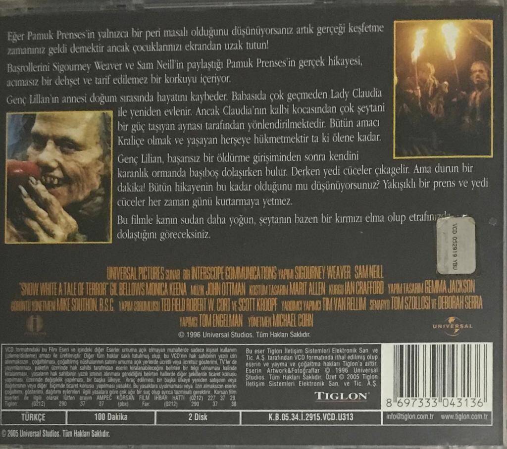 Pamuk Prenses -Bir Korku Masalı VCD Film VCD5629 - 2