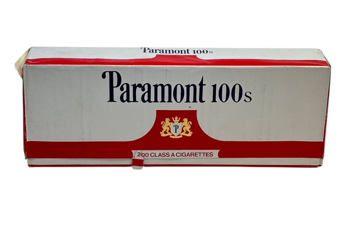Paramont 100's Açılmamış Karton Filtreli Sigara 1970'ler AOB4780 - 2