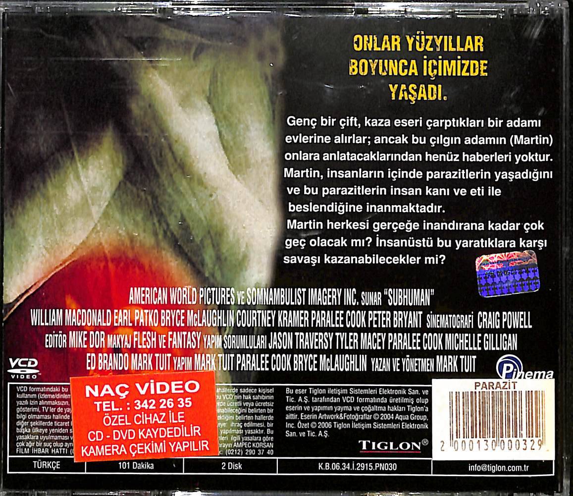 Parazit – subHUMAN (2004) Orjinal VCD Film VCD28113 - 2