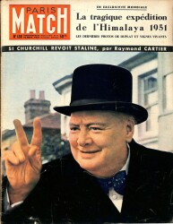 Paris Match 10 Nov - Winston Churchill, Georges Reyer, Raymond Cartier NDR84405 - Gökçekoleksiyon