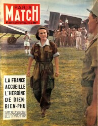 Paris Match 12 JUIN 1954 - NO271 LA FRANCE ACCUEILLE LHEROINE DE DIEN BIEN -PHU DRG1462 - Gökçekoleksiyon