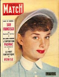 Paris Match 15 Sept - Audrey Hepburn, Katherine Dunham, Leonor Fini NDR84388 - Gökçekoleksiyon