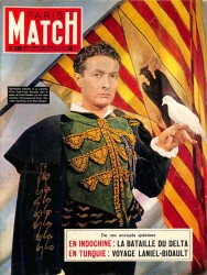 Paris Match 17 Oct 1953 - Kapak Jean-Louis Barrault DRG586 - Gökçekoleksiyon