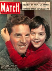 Paris Match 19 Dec 1953 - Kapak Jean-Pierre Aumont DRG589 - Gökçekoleksiyon