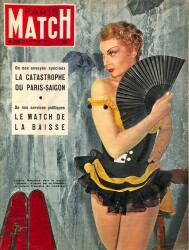 Paris Match 19 Sept.1953 - Kapak Colette Marchand DRG584 - Gökçekoleksiyon