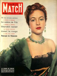 Paris Match 24 OCT 1953 NO239 - GISELLE PASCAL, LA COLERE DE TİTO, CHURCHILL REVIENT, JANET LA ROUGE DRG1466 - Gökçekoleksiyon