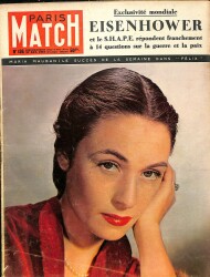 Paris Match 27 Oct - Eisenhower, Maria Mauban, Winston Churchill NDR84403 - Gökçekoleksiyon