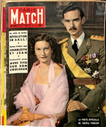 Paris Match Du 11 - Au 18 - Avril 1953 - Charlotte et Jean - Raymond Cartier - Albert Einstein NDR84398 - Gökçekoleksiyon