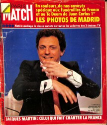 Paris Match No 1384 6 Decembre 1975 - Jacques Martin Celui Qui Fait Chanter La France NDR82943 - Gökçekoleksiyon