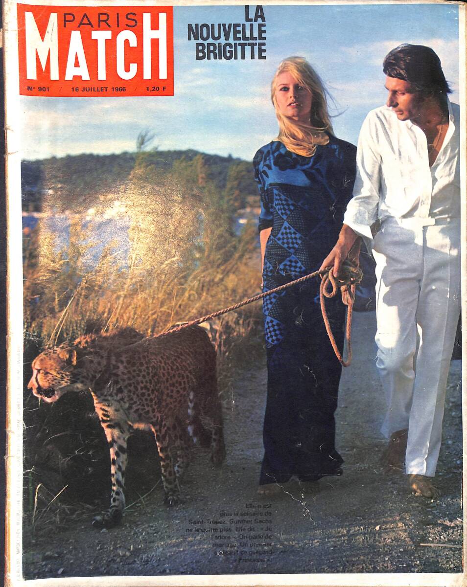 Paris Match – No.901 – 16 Juillet 1966 – La Nouvelle Brigitte Bardot - Pétain: Cinquante Ans Apres Verdun NDR100413 - 1