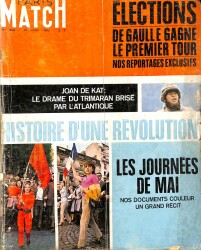 Paris Match No.999 29 Juin 1968 - Fiat 850 Sport Coupe - Peugeot Vainqueur Au Safari 68 NDR77462 - Gökçekoleksiyon