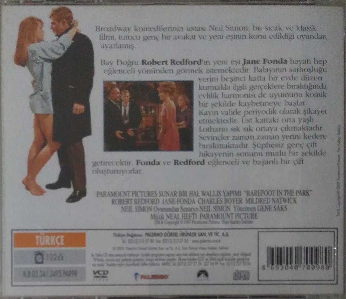 Parkta Çıplak Ayak VCD Film VCD6459 - 2