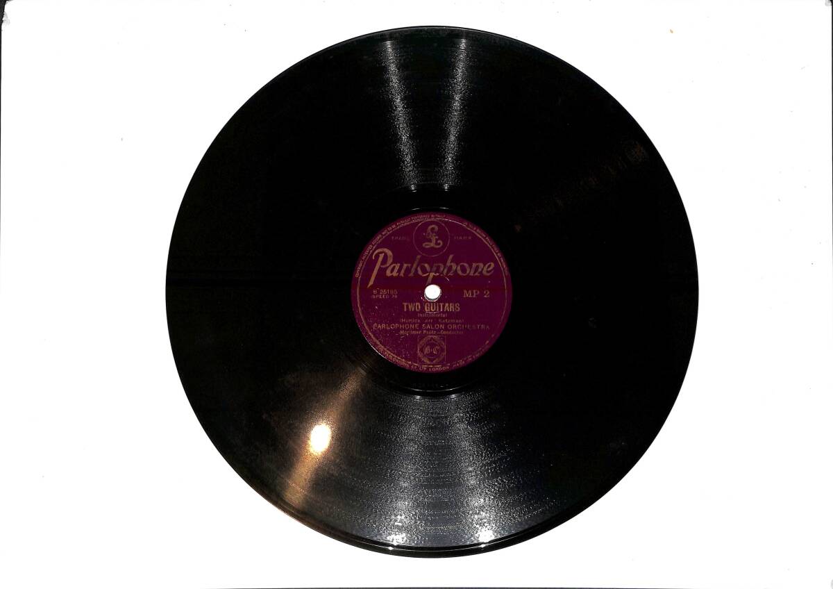 Parlophone Salon Orchestra - Two Guitars / Dark Eyes TAŞ PLAK (10/7) PLK26094 - 1