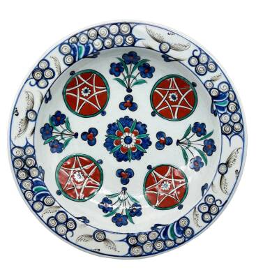 Paşabahçe Duvar Tabağı – Vintage Dekoratif Cam Duvar Tabağı 26 cm AOB2840 - 1