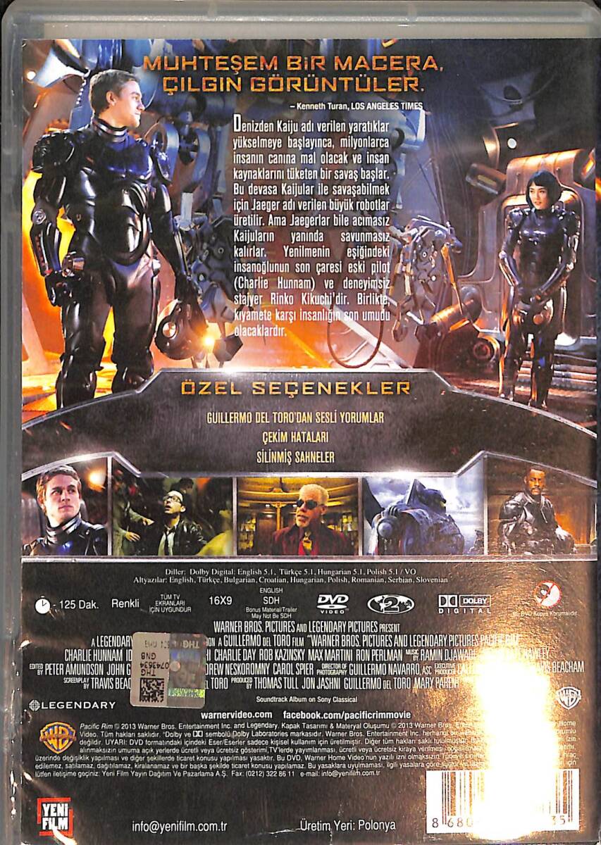 Pasifik Savaşı - Pacific Rim DVD Film (İkinci El) DVD2423 - 2