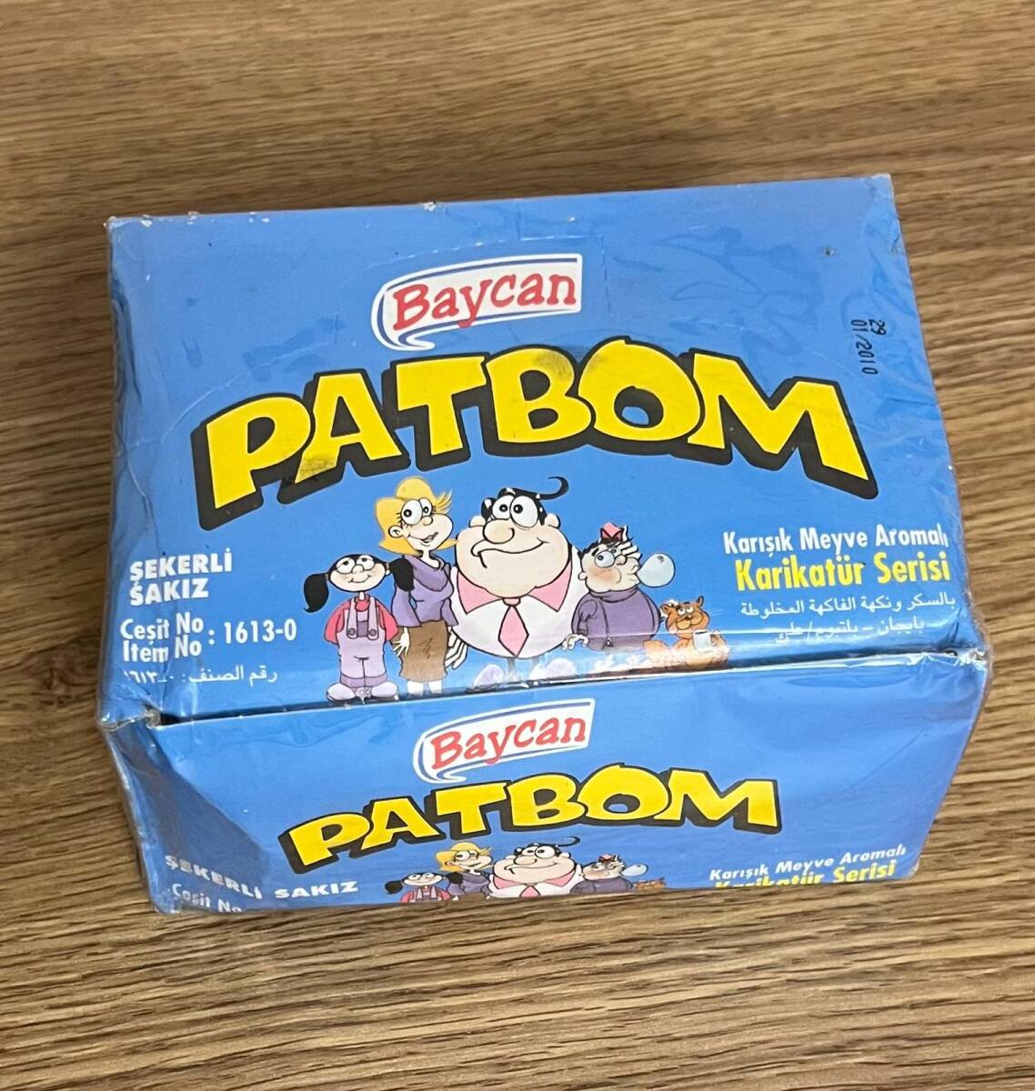PATBOM (BAYCAN) 2009 Şekerli Sakız Açılmamış Kutu # SKZ1830 - 7