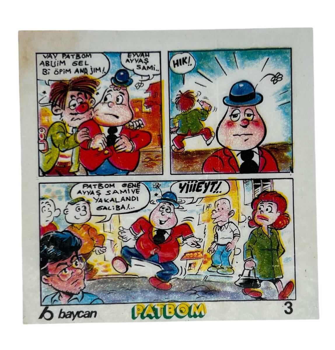 PATBOM Baycan Sakız Kağıdı No 3 Sakız Kağıdı Stickers SKZ920 - 1