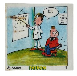 PATBOM Baycan Sakız Kağıdı No 1 Sakız Kağıdı Stickers SKZ919 - 1