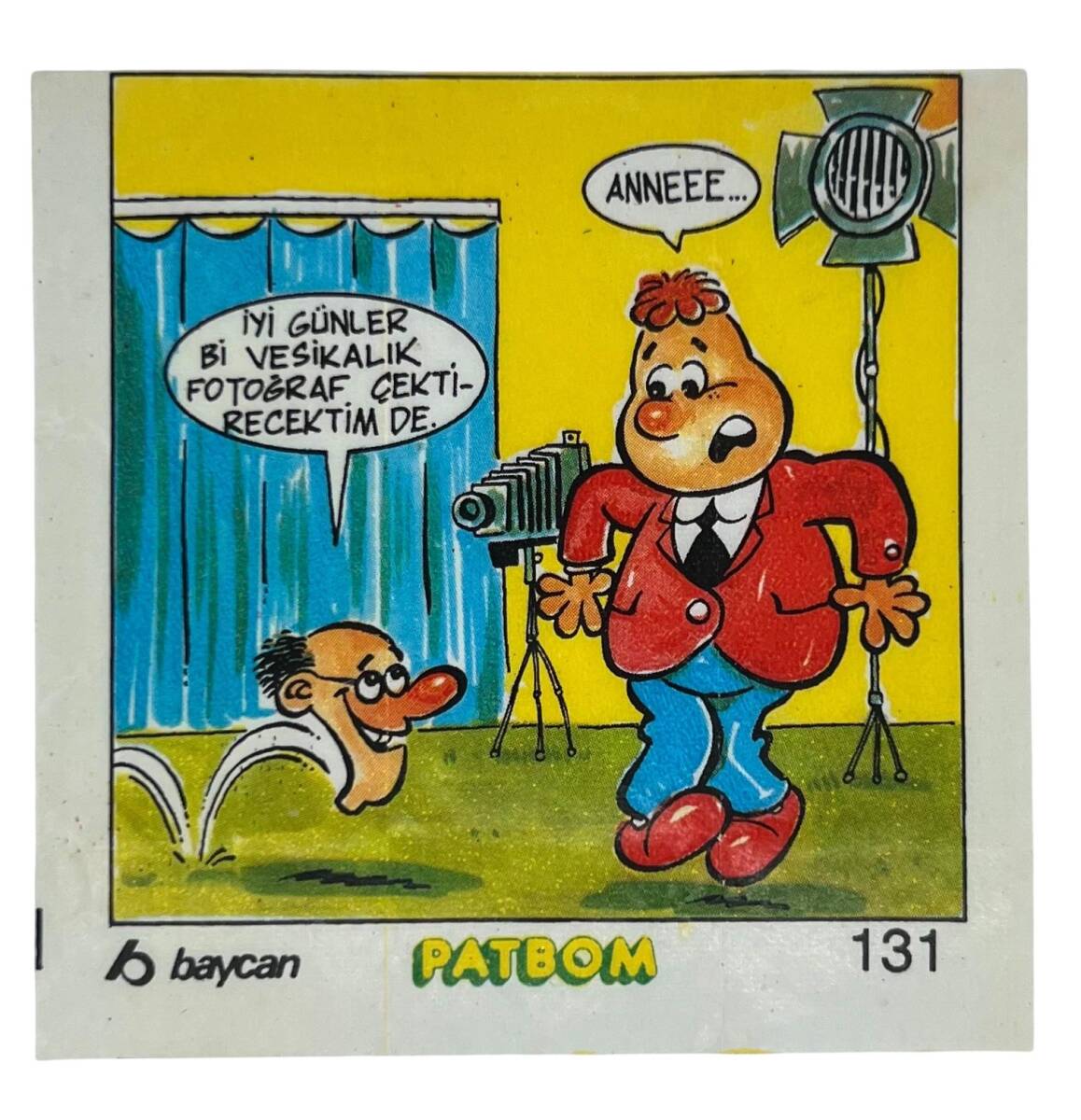 PATBOM Baycan Sakız Kağıdı No 131 Sakız Kağıdı Stickers SKZ957 - 3