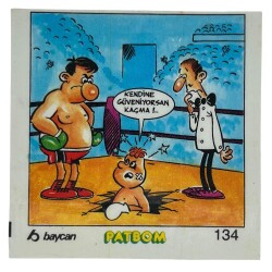 PATBOM Baycan Sakız Kağıdı No 134 Sakız Kağıdı Stickers SKZ958 - 3