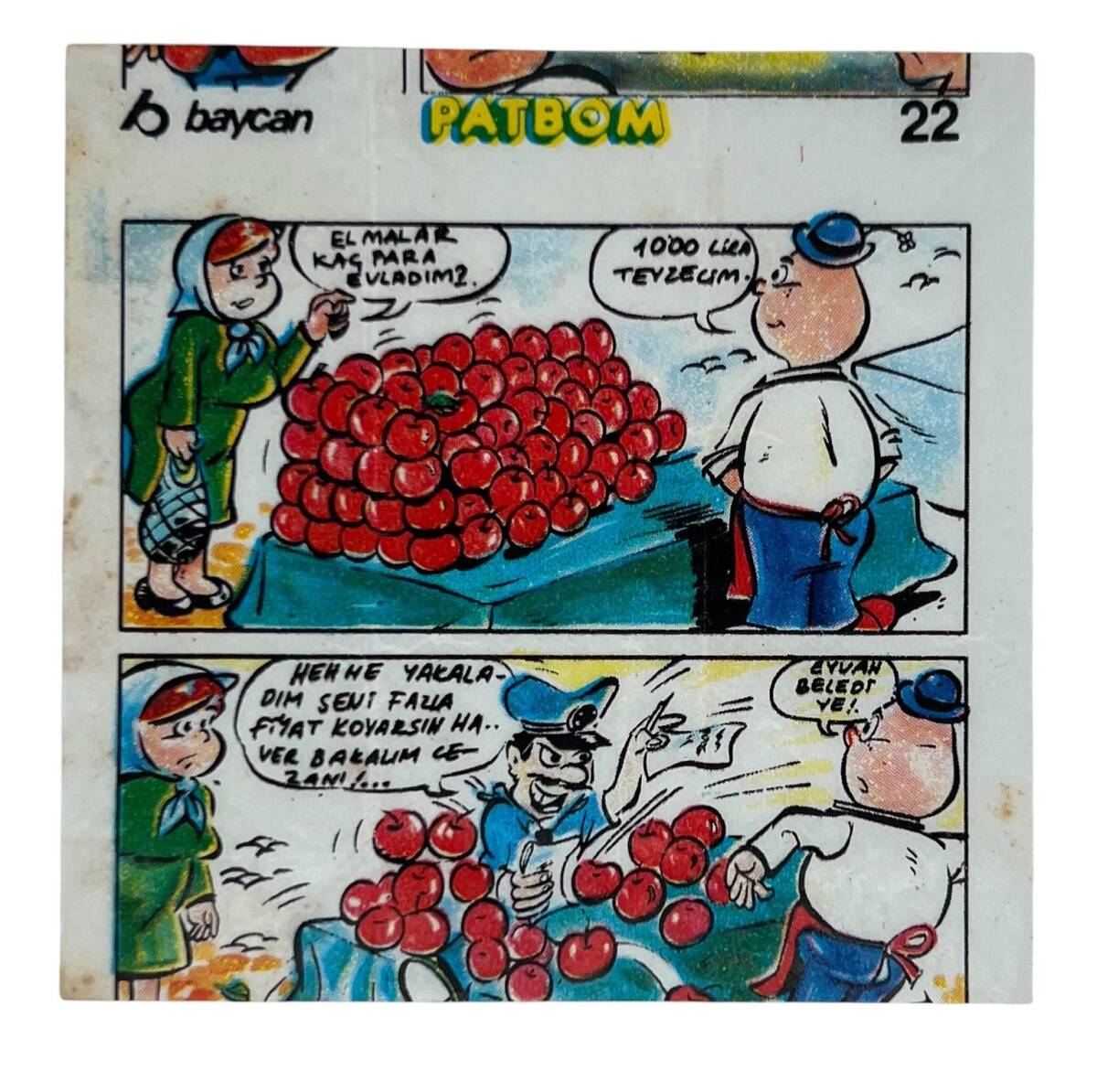PATBOM Baycan Sakız Kağıdı No 22 Sakız Kağıdı Stickers SKZ9229 - 1
