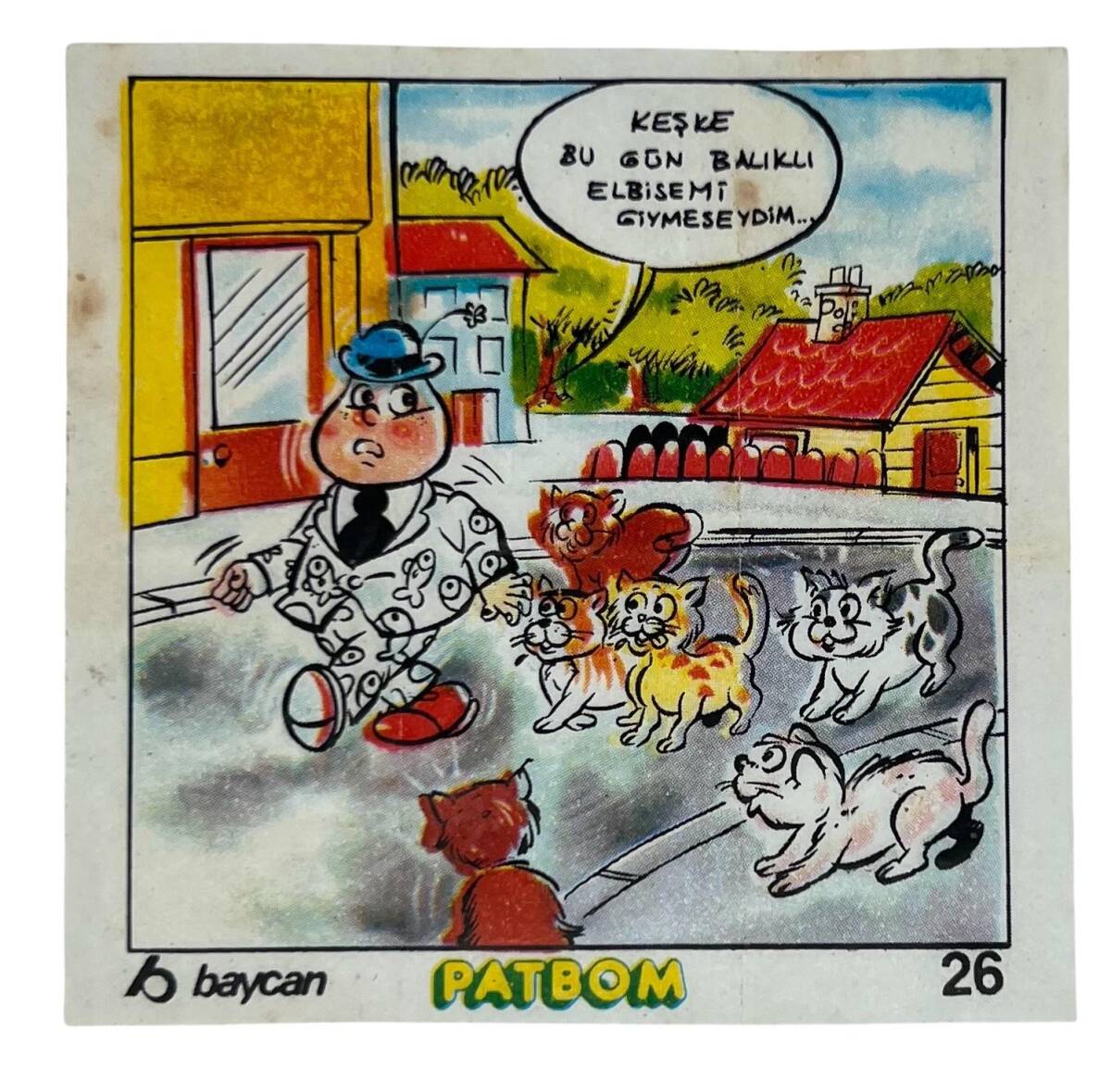 PATBOM Baycan Sakız Kağıdı No 26 Sakız Kağıdı Stickers SKZ9230 - 1