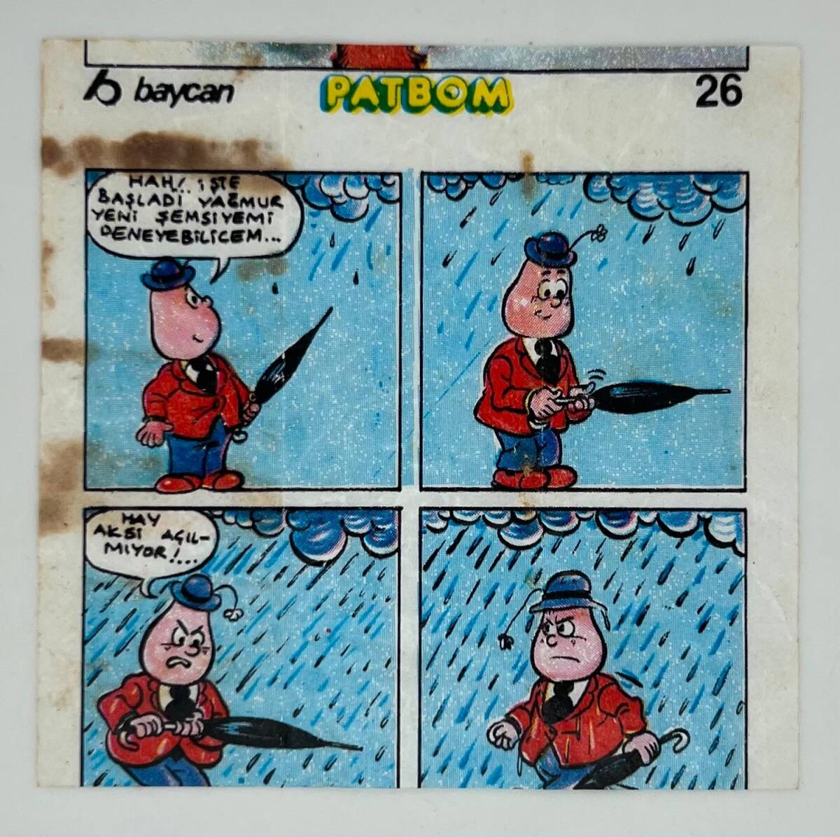 PATBOM Baycan Sakız Kağıdı No 26 Sakız Kağıdı Stickers SKZ9231 - 1