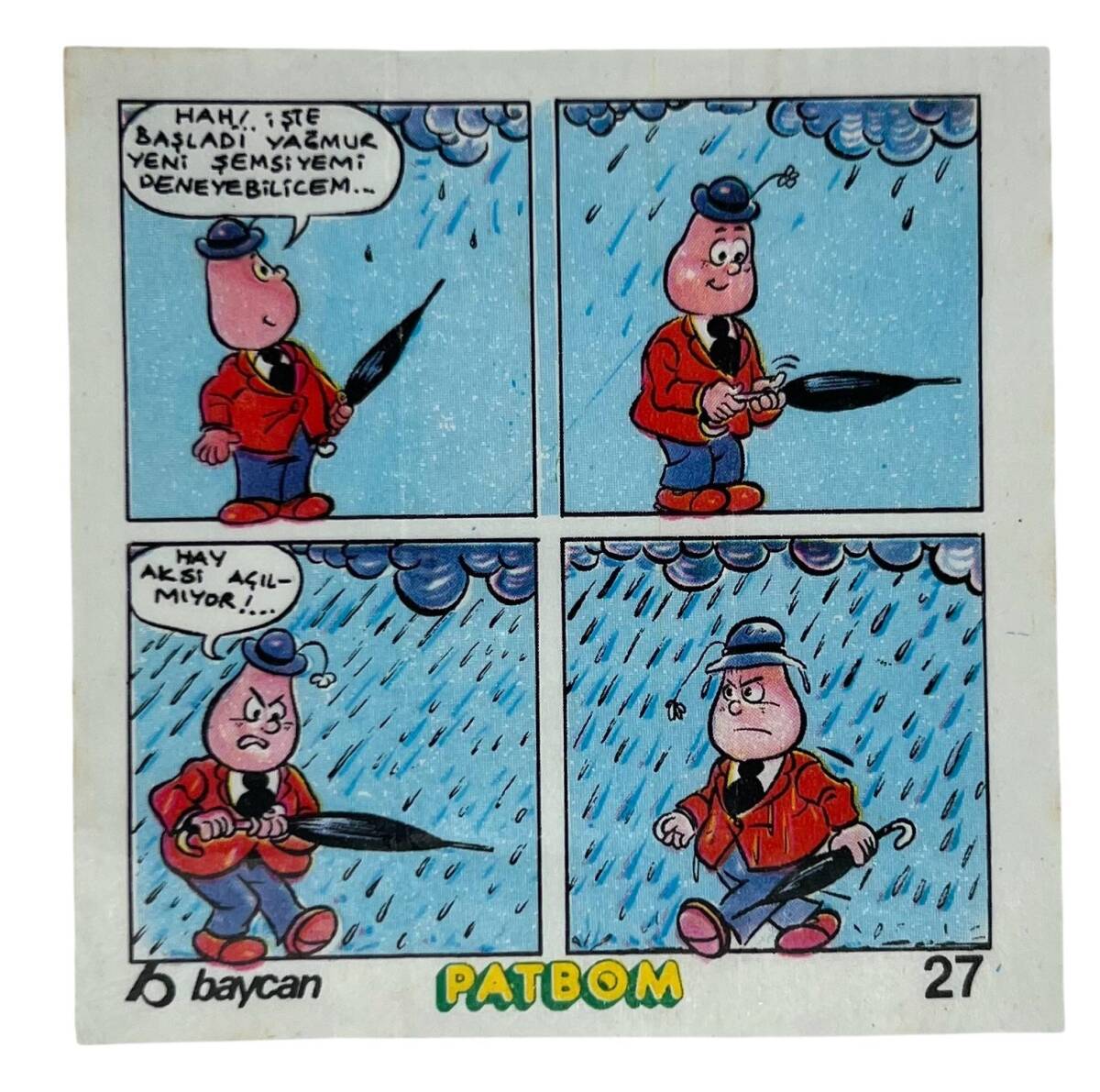 PATBOM Baycan Sakız Kağıdı No 27 Sakız Kağıdı Stickers SKZ9232 - 3