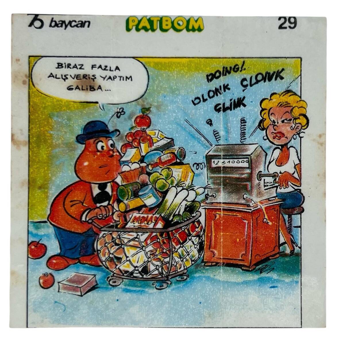 PATBOM Baycan Sakız Kağıdı No 30 Sakız Kağıdı Stickers SKZ9234 - 3