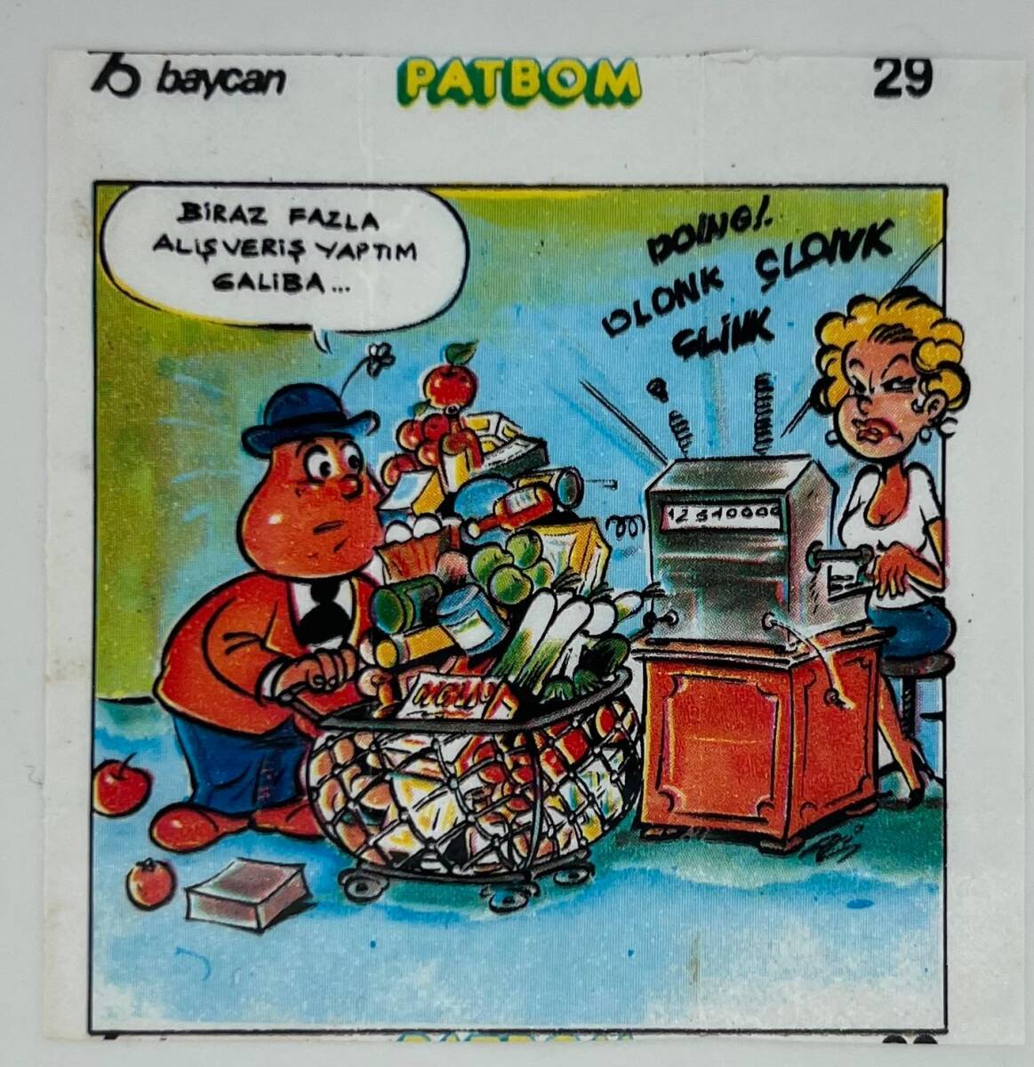 PATBOM Baycan Sakız Kağıdı No 30 Sakız Kağıdı Stickers SKZ9235 - 3