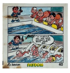 PATBOM Baycan Sakız Kağıdı No 40 Sakız Kağıdı Stickers SKZ941 - 1