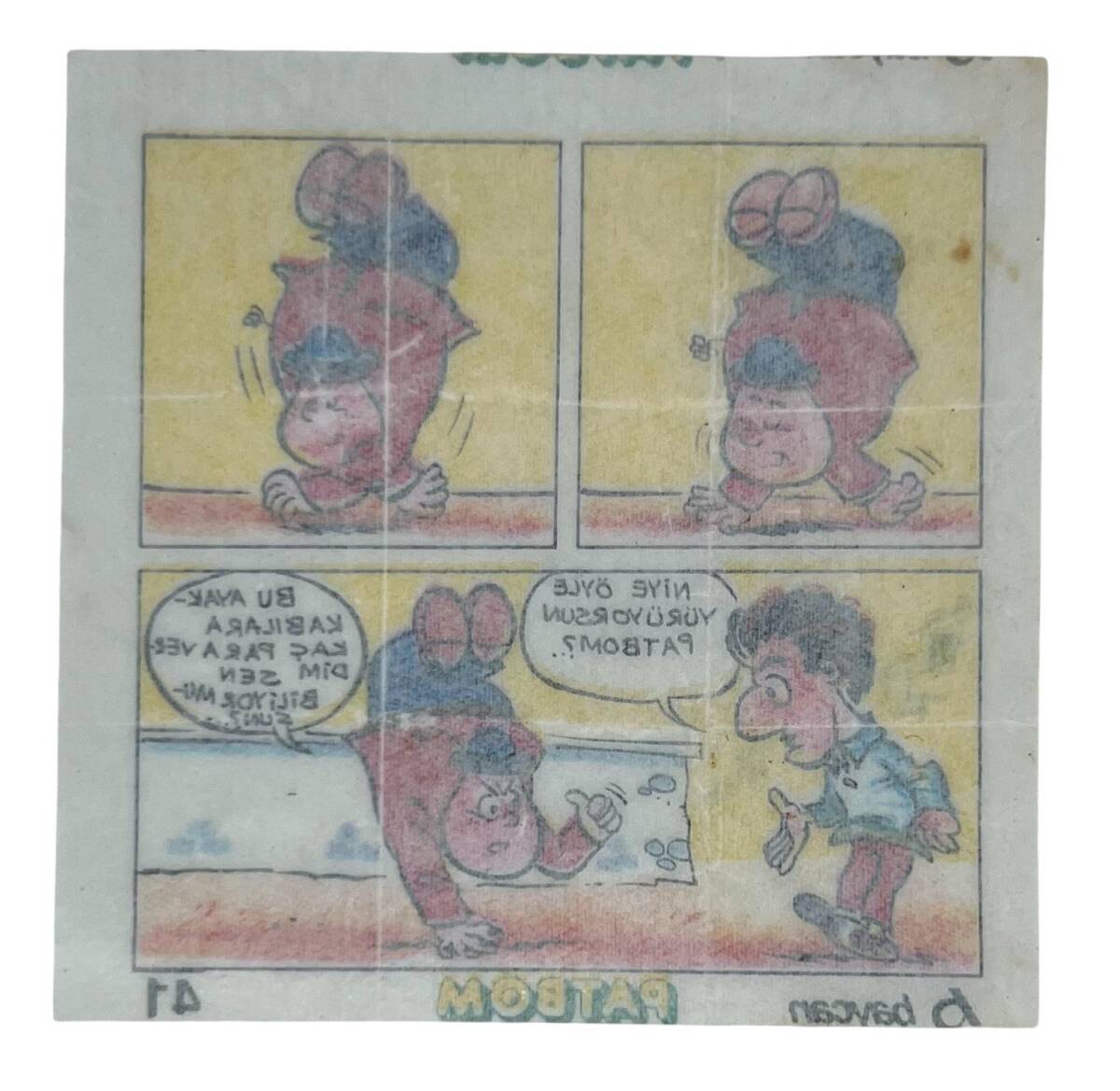 PATBOM Baycan Sakız Kağıdı No 41 Sakız Kağıdı Stickers SKZ942 - 2