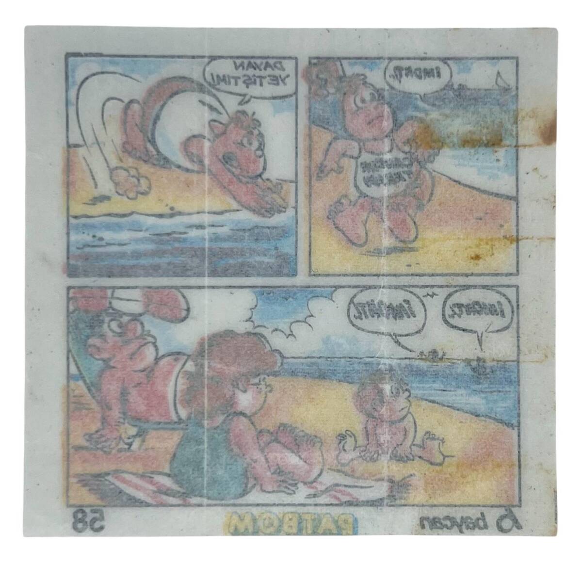 PATBOM Baycan Sakız Kağıdı No 58 Sakız Kağıdı Stickers SKZ950 - 2