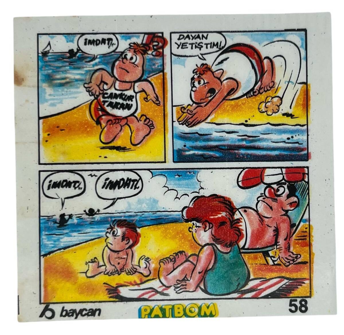 PATBOM Baycan Sakız Kağıdı No 58 Sakız Kağıdı Stickers SKZ950 - 3
