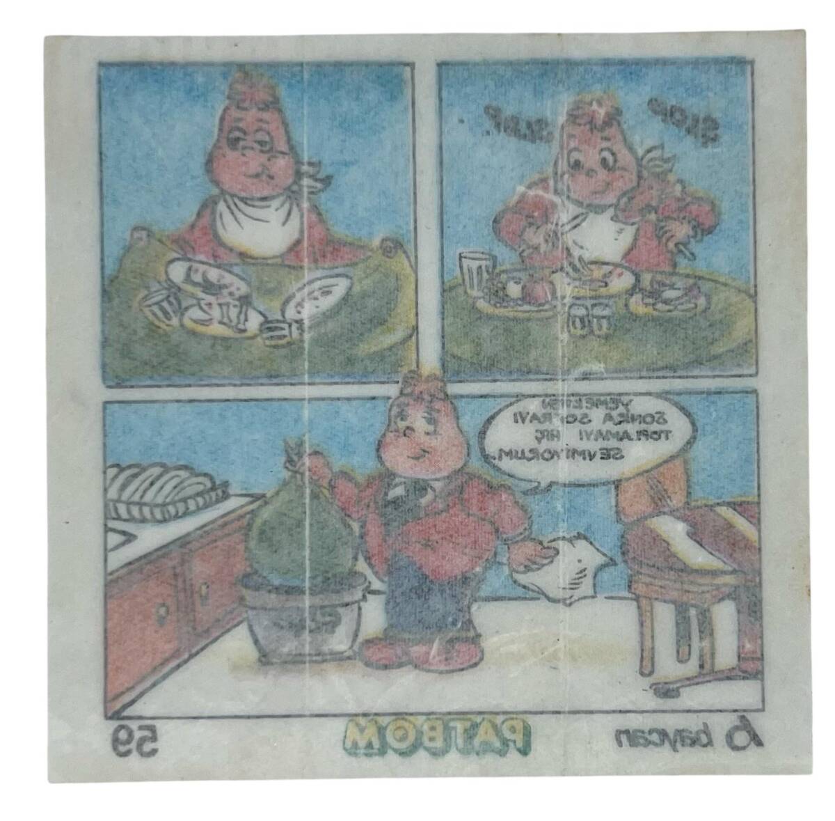 PATBOM Baycan Sakız Kağıdı No 59 Sakız Kağıdı Stickers SKZ951 - 2