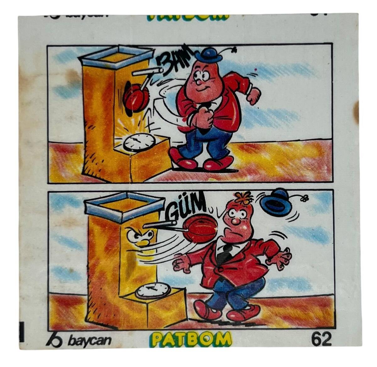 PATBOM Baycan Sakız Kağıdı No 62 Sakız Kağıdı Stickers SKZ952 - 1