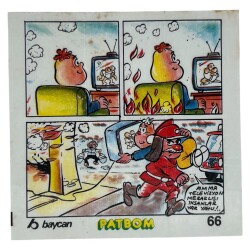 PATBOM Baycan Sakız Kağıdı No 66 Sakız Kağıdı Stickers SKZ953 - 3