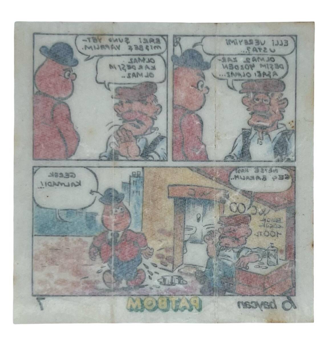 PATBOM Baycan Sakız Kağıdı No 7 Sakız Kağıdı Stickers SKZ9222 - 2