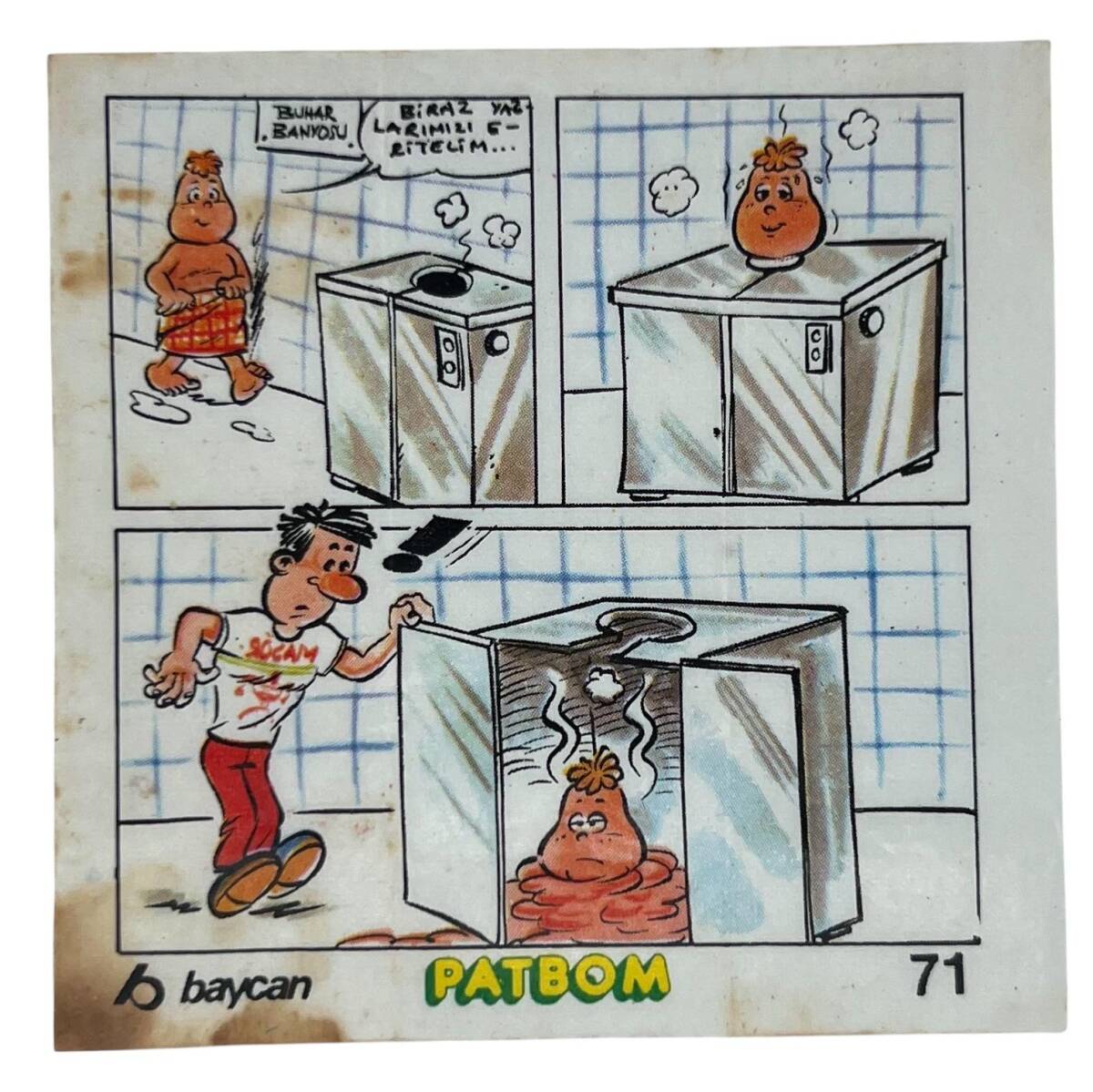 PATBOM Baycan Sakız Kağıdı No 71 Sakız Kağıdı Stickers SKZ954 - 3