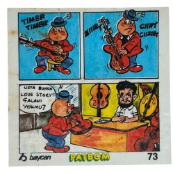 PATBOM Baycan Sakız Kağıdı No 73 Sakız Kağıdı Stickers SKZ955 - 1