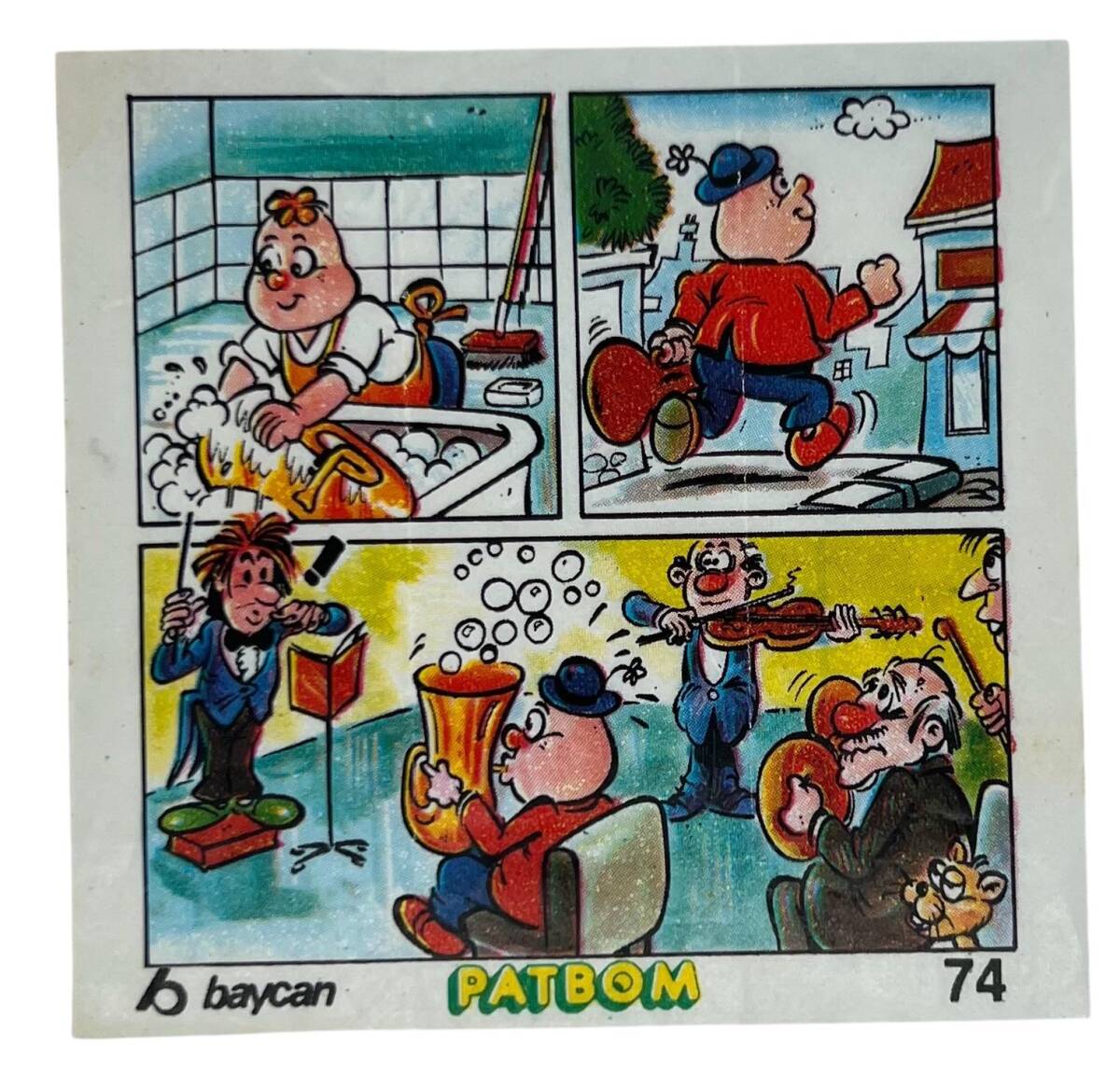 PATBOM Baycan Sakız Kağıdı No 74 Sakız Kağıdı Stickers SKZ956 - 3