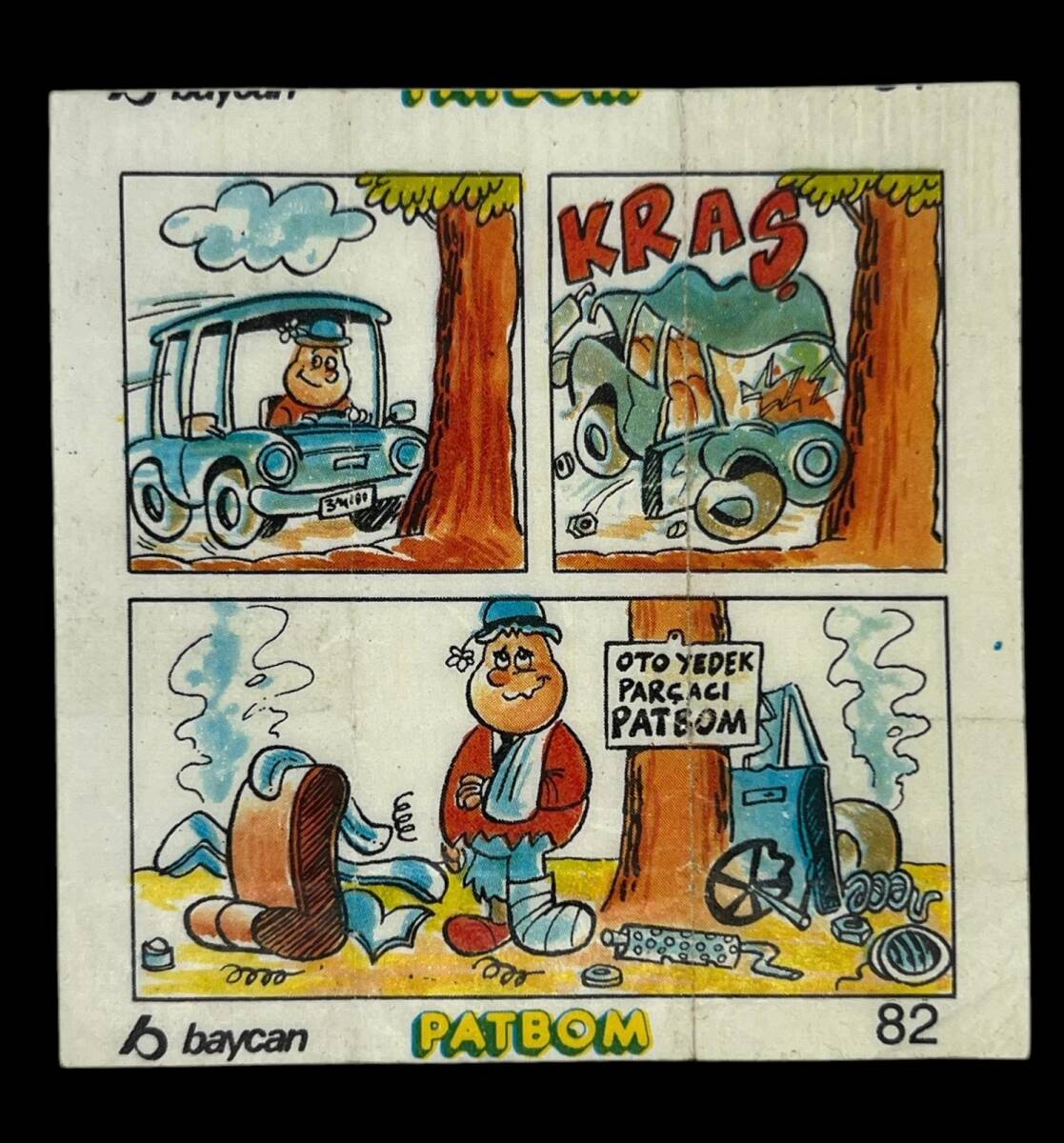 PATBOM Baycan Sakız Kağıdı No 82 Sakız Kağıdı Stickers SKZ839 - 1
