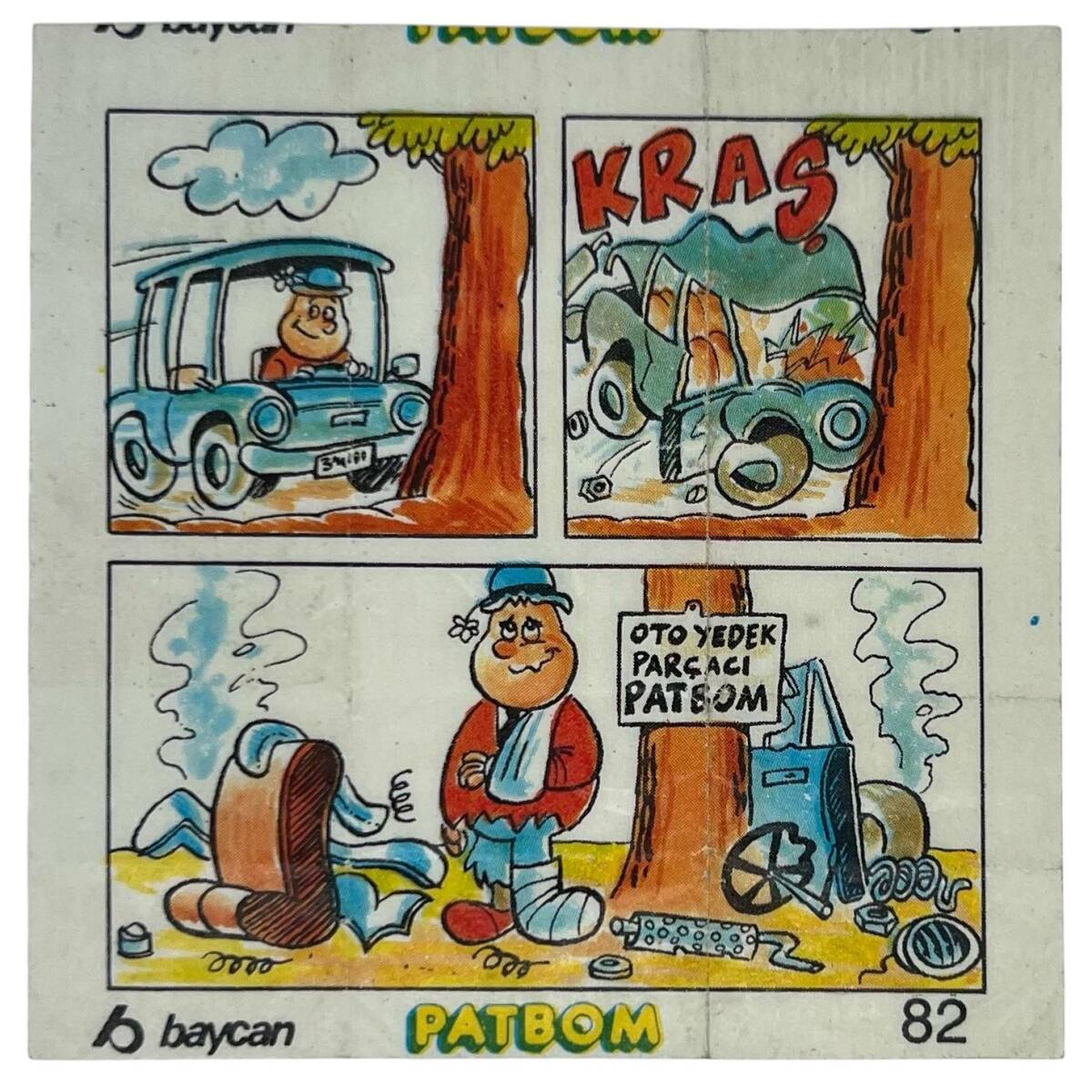 PATBOM Baycan Sakız Kağıdı No 82 Stickers SKZ1051 - 3