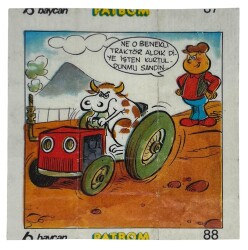 PATBOM Baycan Sakız Kağıdı No 88 Stickers SKZ1049 - 1