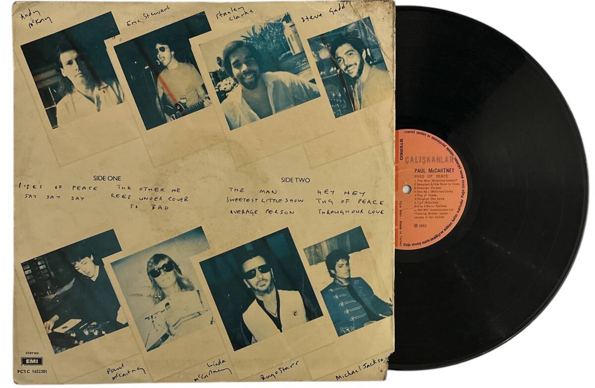 Paul McCartney - Pipes of Peace LP Plak (10/8) PLK25522 - 2