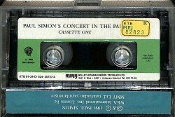 Paul Simon s - Concert In The Park Kaset (İkinci El ) KST24184 - 2