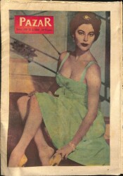 Pazar Dergisi Sayı 178 21 Şubat 1960 - Kapak Ava Gardner NDR68064 - 1